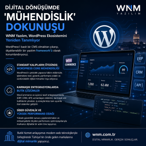Dijital Dönüşümde ‘Mühendislik’ Dokunuşu: WNM Yazılım, WordPress Ekosistemini Yeniden Tanımlıyor